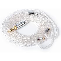 Amazon | 【KBEAR 4913】mmcx 4.4mmリケーブル 4極 8芯99.99%の